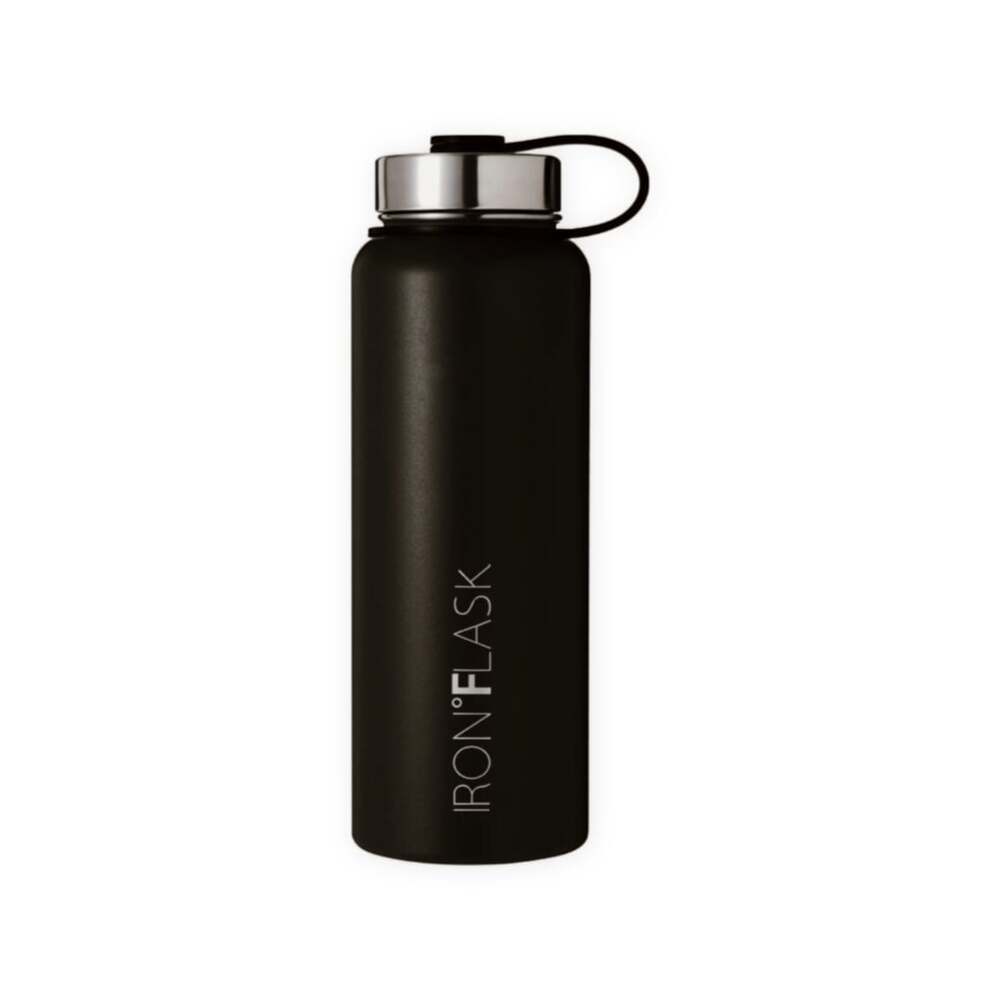 Iron Flask Wide Mouth 32oz Water Bottle with Straw Lid
